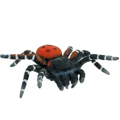 Figura de juguete de araña de terciopelo