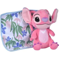 Figura de peluche Disney Stitch Ángel con manta de 25 cm - Simba Toys