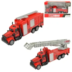 Fire Squad: Camión de bomberos con diseño de volante de fricción en dos versiones 1ud