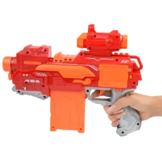 imagen de Fire Storm: Arma de dardos de espuma eléctrica con balas y luz 33cm 4