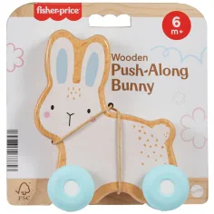 Fisher-Price: Conejito de madera para empujar - Mattel