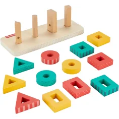 imagen de Fisher-Price: Juego de desarrollo de formas de madera - Mattel 3
