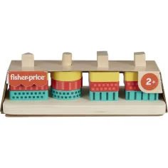Fisher-Price: Juego de desarrollo de formas de madera - Mattel