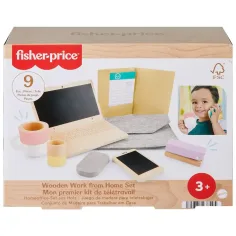 Fisher Price: Juego de oficina en casa de madera - Mattel