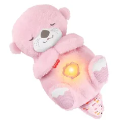 Fisher-Price: Nutria rosa para dormir con funciones - Mattel