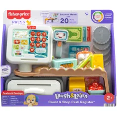 Fisher Price: Ríe y crece caja registradora - Mattel