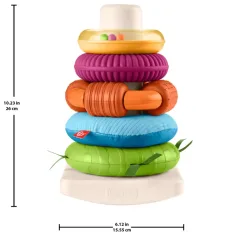 imagen de Fisher-Price: Sensory Rock-A-Stack™ anillo pirámide - Mattel 5