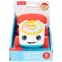 Fisher-Price: Teléfono de juguete Tili-toli cochecito - Mattel