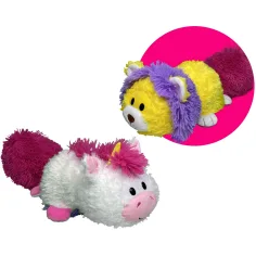 imagen de FlipaZoo: Figura de peluche reversible de león a unicornio de 28 cm 1