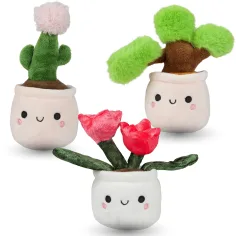 imagen de Flor de peluche en varias versiones 12cm 1ud 2