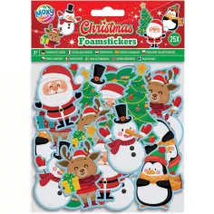 Forma de goma decorativa autoadhesiva navideña, set de 25 unidades