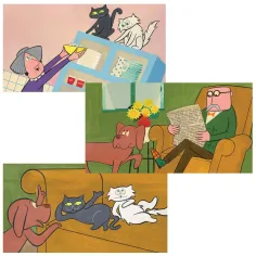 imagen de Frack y los gatos perezosos diafilm 2