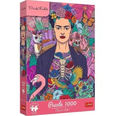 imagen de Frida Kahlo - Alma floreciente rompecabezas premium de 1000 piezas - Trefl 1
