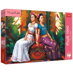 Frida Kahlo Dos caras, una alma 1000 piezas Premium plus quality puzzle - Trefl