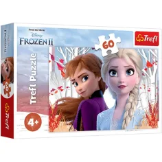 Frozen 2: La mágica aventura de Anna y Elsa puzzle de 60 piezas - Trefl