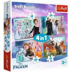 Frozen 2. Set de puzzle 4 en 1 - Trefl