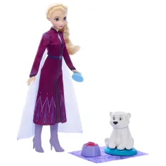 imagen de Frozen: Elsa y el set de figura de juguete del pequeño oso polar - Mattel 2