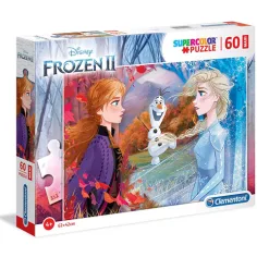 Frozen II. Elsa y Anna rompecabezas maxi de 60 piezas - Clementoni
