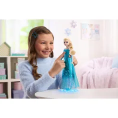 imagen de Frozen - Muñeca Elsa que Canta con Efectos de Luz - Mattel 2