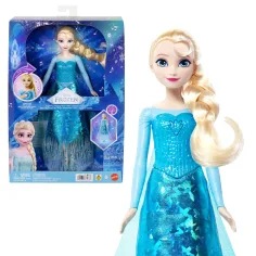 Frozen - Muñeca Elsa que Canta con Efectos de Luz - Mattel