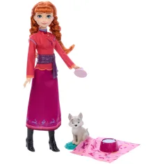 imagen de Frozen: Set de figuras de juego de Anna y el pequeño zorro ártico - Mattel 2