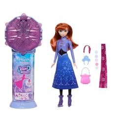 imagen de Frozen - Sorpresa de Cristal de Hielo - Anna de Frozen 2 en Vestido - Mattel 6