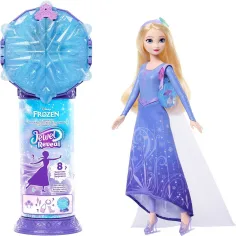 Frozen: Sorpresa de Cristal de Hielo - Elsa en Vestido de Frozen 2 - Mattel