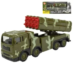 Fuerza Militar: Camión militar con lanzacohetes de camuflaje 16cm