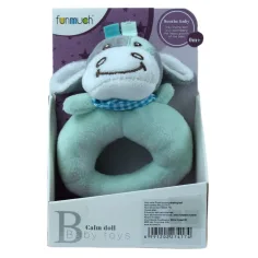 FunMuch: Sonajero de peluche azul burro