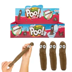 FunnyPoo, figura de caca elástica y divertida 1ud