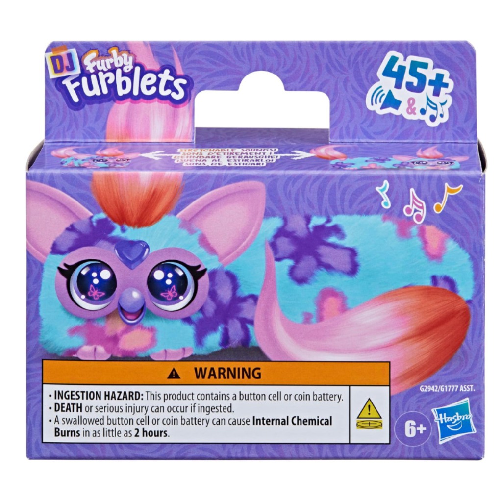 Furby: DJ Furblets Flut-Ter-Luv figura de peluche interactiva - Hasbro