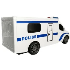 imagen de Furgón de policía RC con control remoto y efectos de luz y sonido 1:18 de escala 20cm 2