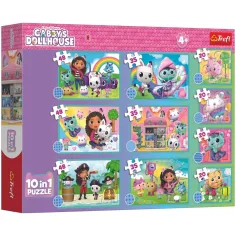 imagen de Gabi casa de muñecas 10en1 puzzle set - Trefl 1