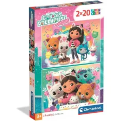Gabi casa de muñecas 2x20 piezas Supercolor puzzle - Clementoni