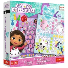 Gabi Casa de Muñecas: set de juego de mesa 2 en 1 - Trefl
