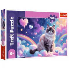 Gato en el reino de las nubes puzzle de 160 piezas - Trefl