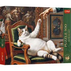 Gato esponjoso 500 piezas Premium plus puzzle - Trefl