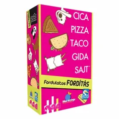 Gato, pizza, taco, cabra, queso - Juego de mesa de giros divertidos