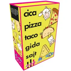 Gato, pizza, taco, cabra, queso juego de mesa