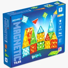 imagen de Geomag: Juegos de Azulejos Magnéticos Gems set de 16 piezas 1