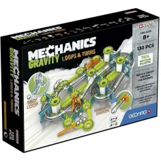 Geomag Mechanics Gravity loops juegos de construcción magnéticos 130 piezas