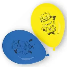 Globo con estampado de Minions 8ud