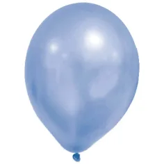 Globo metálico pastel azul – set de 8 unidades