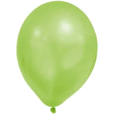 Globo verde pastel metálico – set de 8 unidades