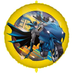 Globos de foil de Batman en moto 46 cm