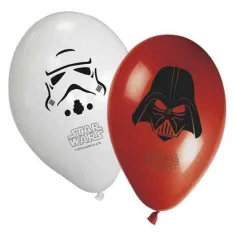 Globos de Star Wars de 28cm en un set de 8 unidades