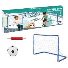 GoalBuddies: Set de Portería de Fútbol con Balón y Bomba 45x32x25cm