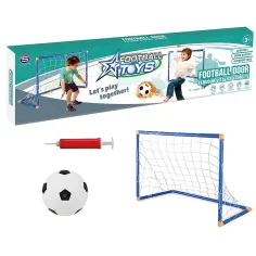 GoalBuddies: Set de portería de fútbol con balón y bomba 60x41x30cm