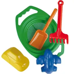 Gran set de arenero con tamiz - D-Toys
