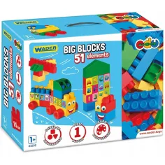 Gran set de bloques de construcción 51 piezas - Wader